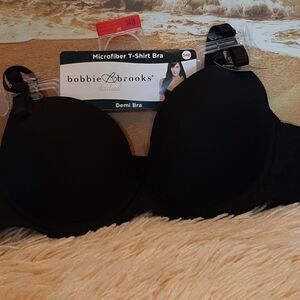 NWT Bobby Brooks 34B black bra